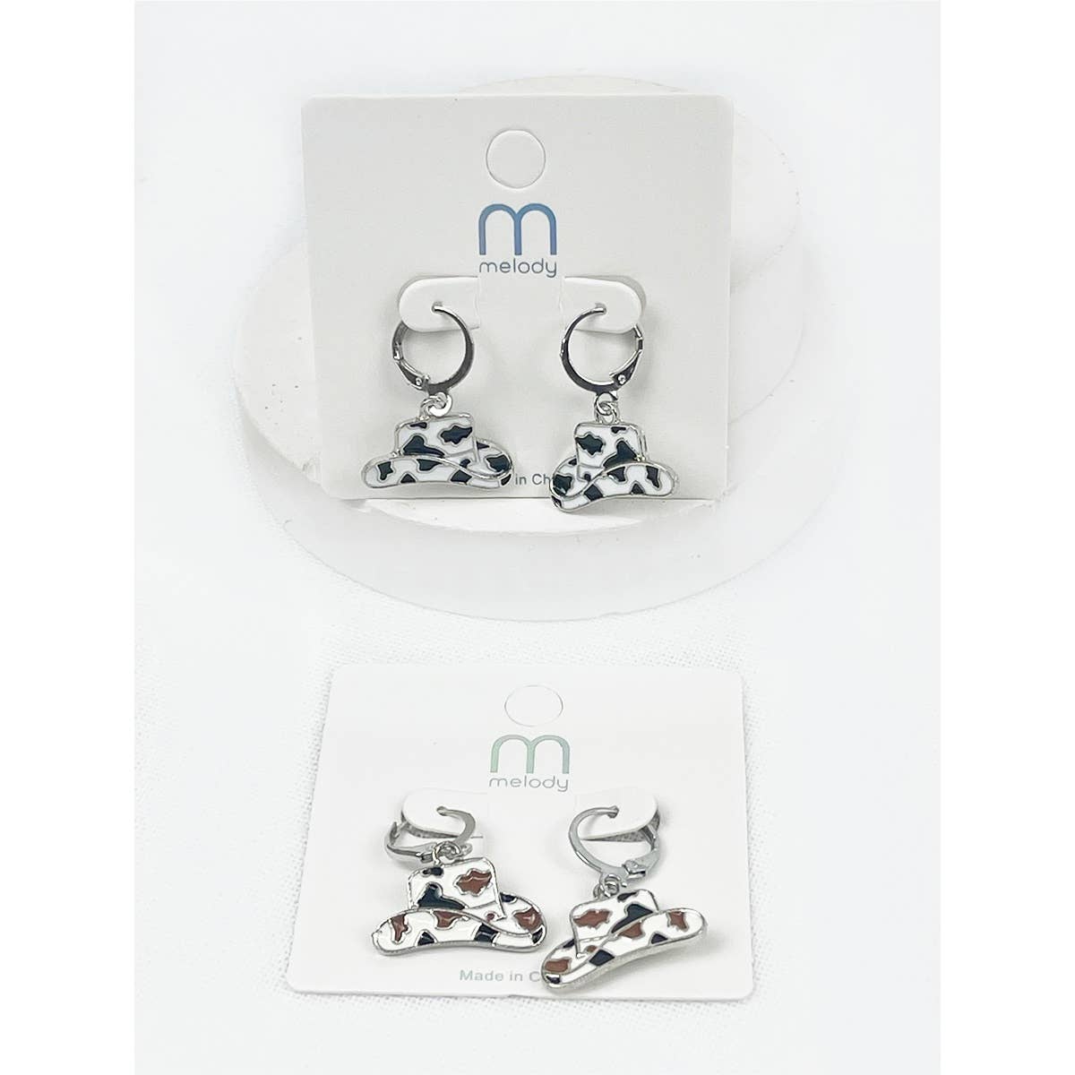 Western Cowgirl Hat Earrings Love and Repeat- Tilden Co.