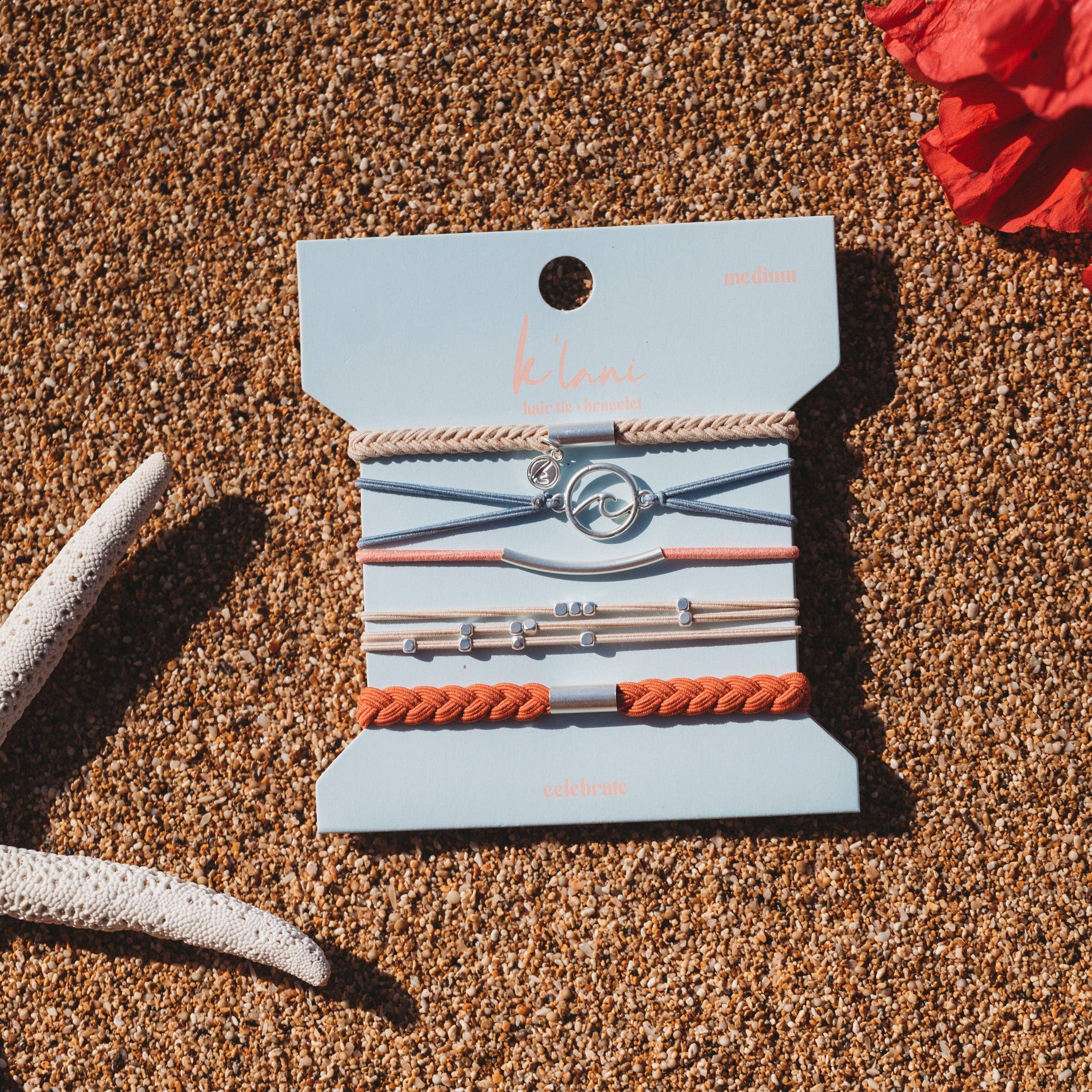 Celebrate Hair Tie Bracelets hair ties K'Lani hair tie bracelets- Tilden Co.