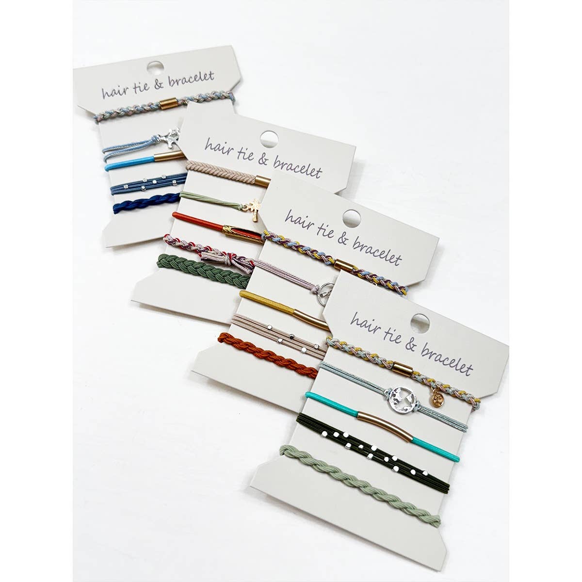 Boho Inspired Hair Tie Bracelets MIX COLOR / ONE(12) MIX COLOR ONE(12) Love and Repeat- Tilden Co.