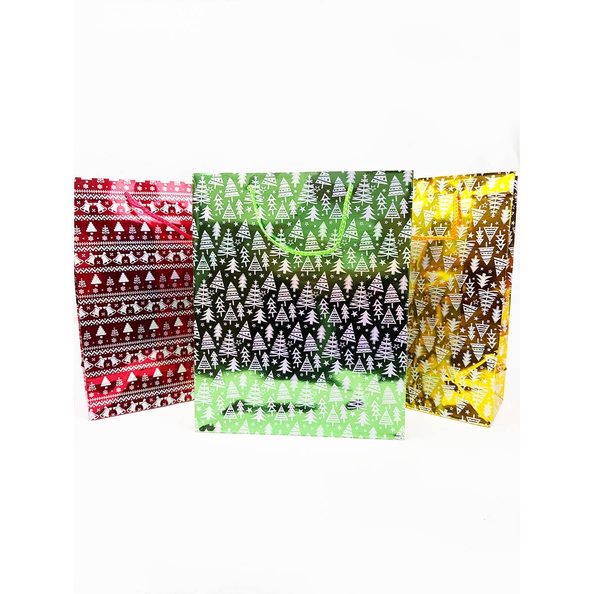 Fancy Holographic Christmas Gift Bag Love and Repeat- Tilden Co.