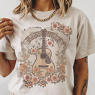 Nashville Guitar Floral Graphic Tee Small Small T-Shirt Par.tees by Party On!- Tilden Co.