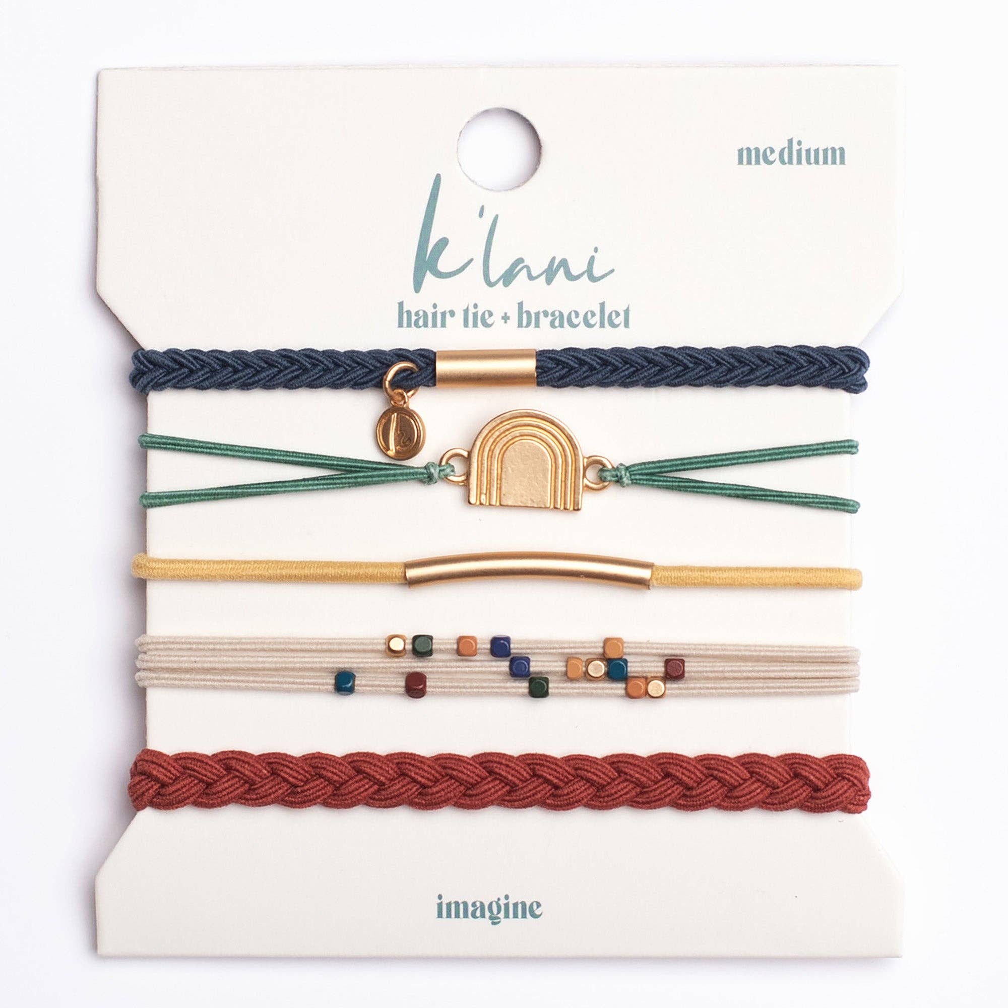 Imagine Hair Tie Bracelets hair ties K'Lani hair tie bracelets- Tilden Co.