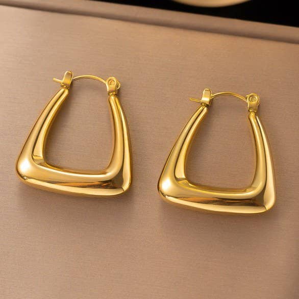 18K TARNISH FREE HOOPS GOLD GOLD JOSSLYN by wall to wall- Tilden Co.