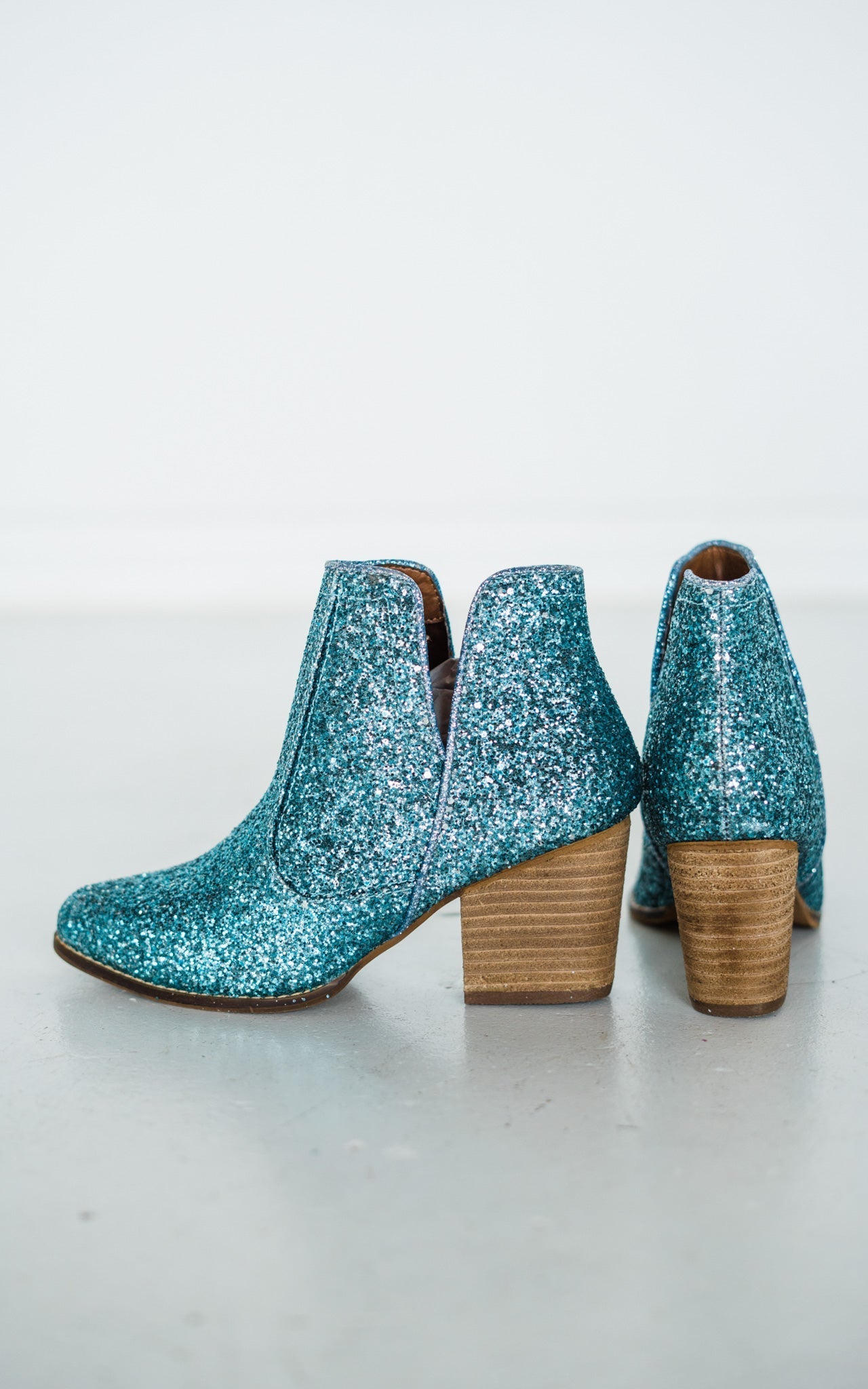 Fiera Booties in Blue    Shoes Ave Shops- Tilden Co.