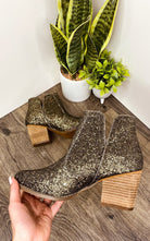 Fiera Booties in Bronze Shoes Ave Shops- Tilden Co.