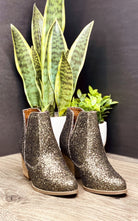 Fiera Booties in Bronze Shoes Ave Shops- Tilden Co.
