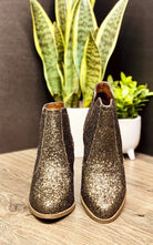 Fiera Booties in Bronze Shoes Ave Shops- Tilden Co.