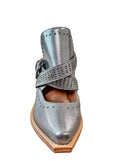 Fiona Ankle Boot in Silver    Shoes Ave Shops- Tilden Co.