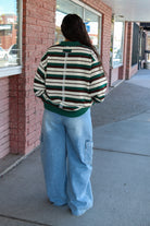 French Terry Striped Sweatshirt Sweater Sewn and Seen- Tilden Co.