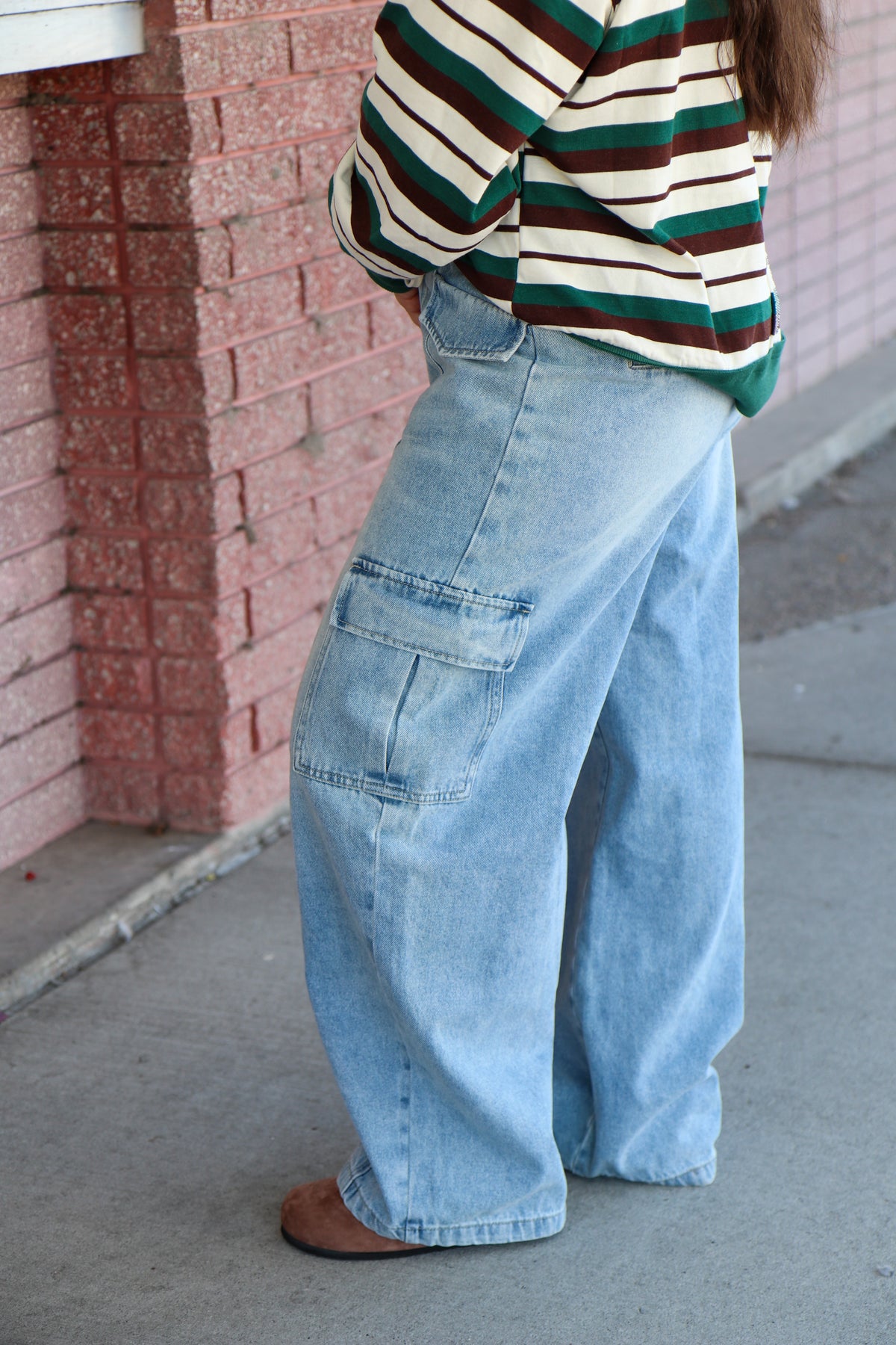 Cargo Barrel Denim Jeans Jeans Aaron & Amber- Tilden Co.
