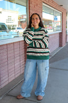 French Terry Striped Sweatshirt Sweater Sewn and Seen- Tilden Co.