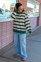 French Terry Striped Sweatshirt Sweater Sewn and Seen- Tilden Co.