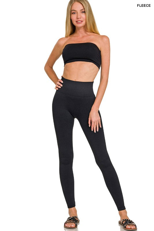 Sweet Steppin' High Waist Leggings in Black Womens Ave Shops- Tilden Co.