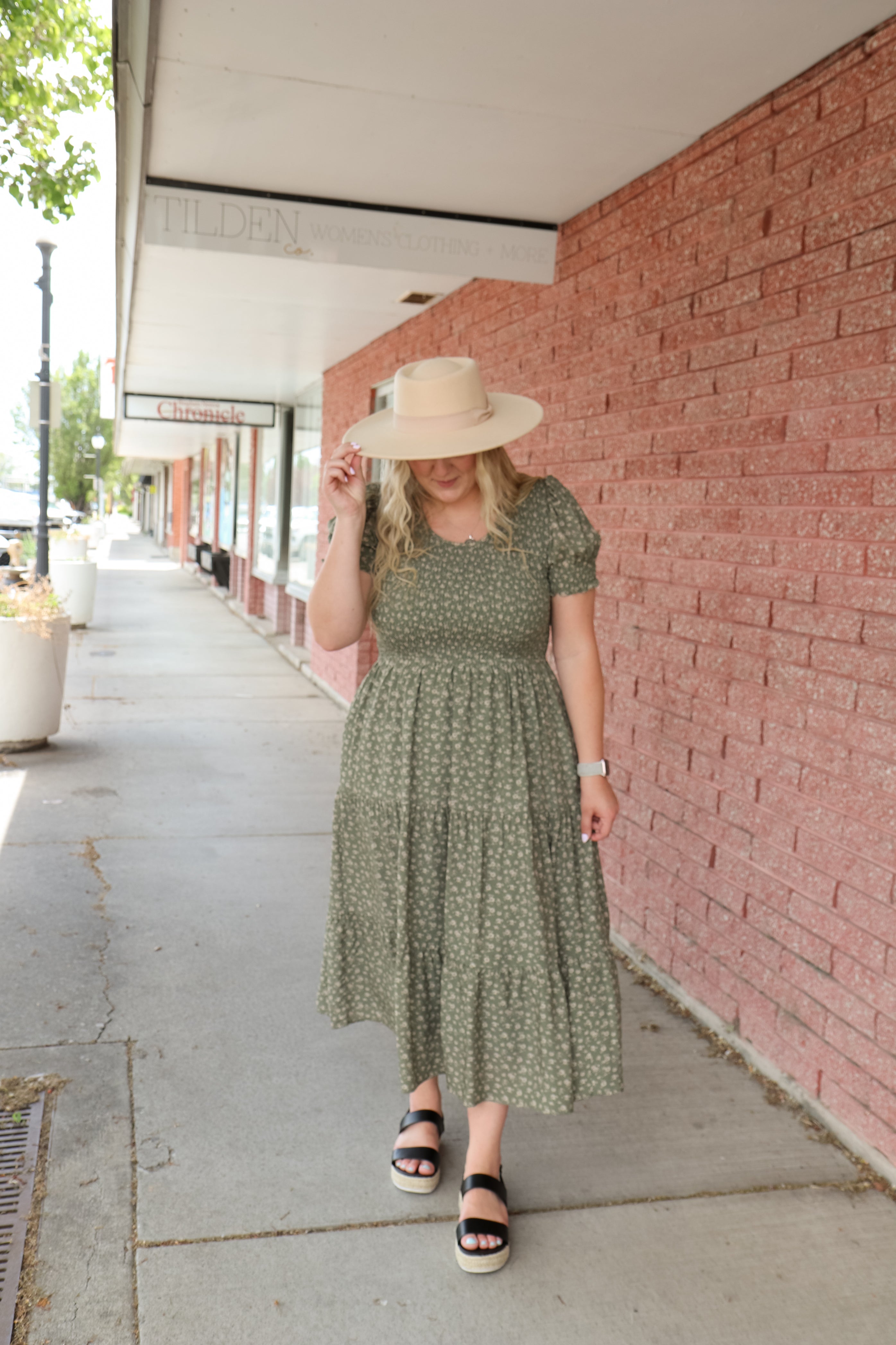 McCall Dress in Fern Path Dress Mikarose- Tilden Co.