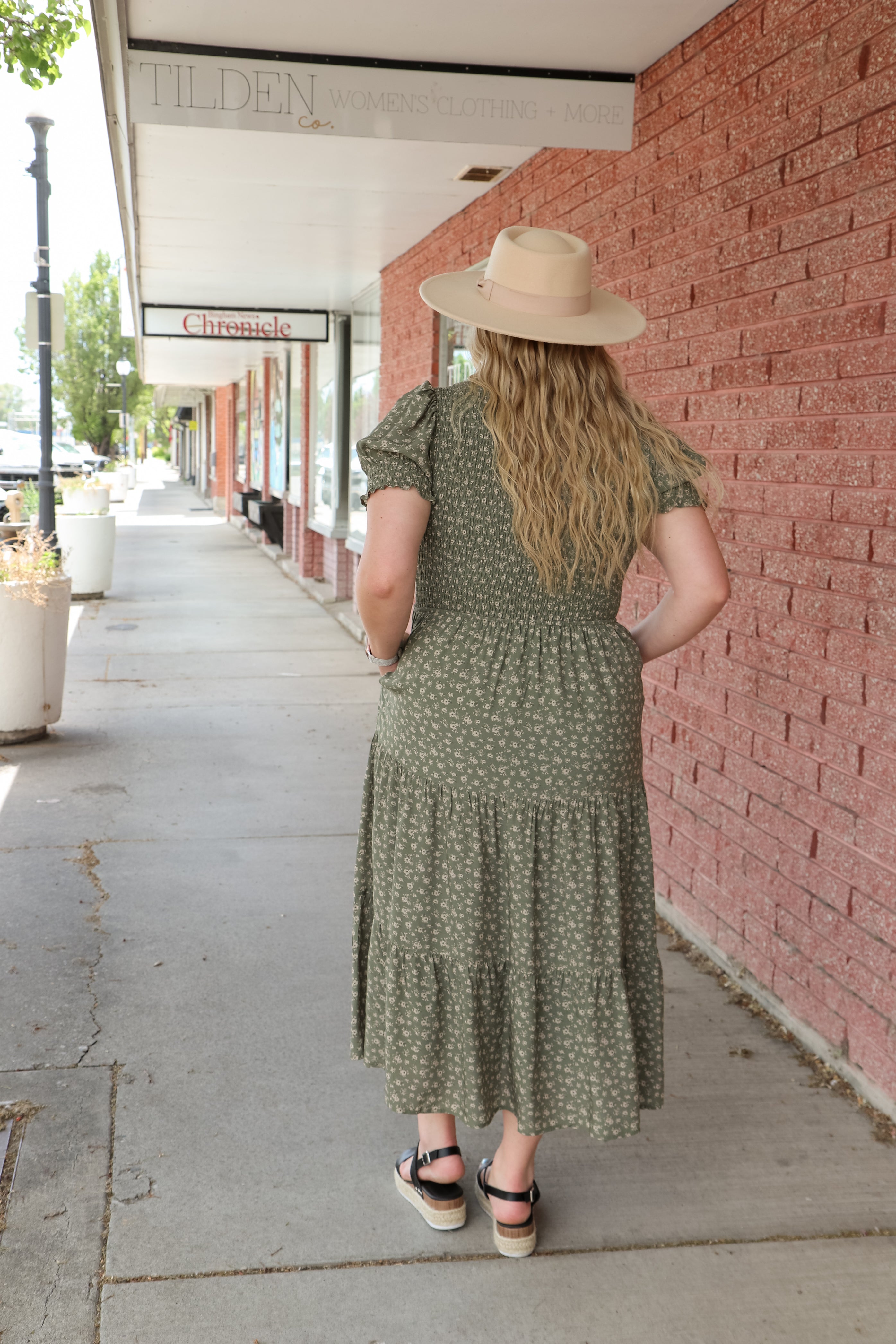 McCall Dress in Fern Path Dress Mikarose- Tilden Co.
