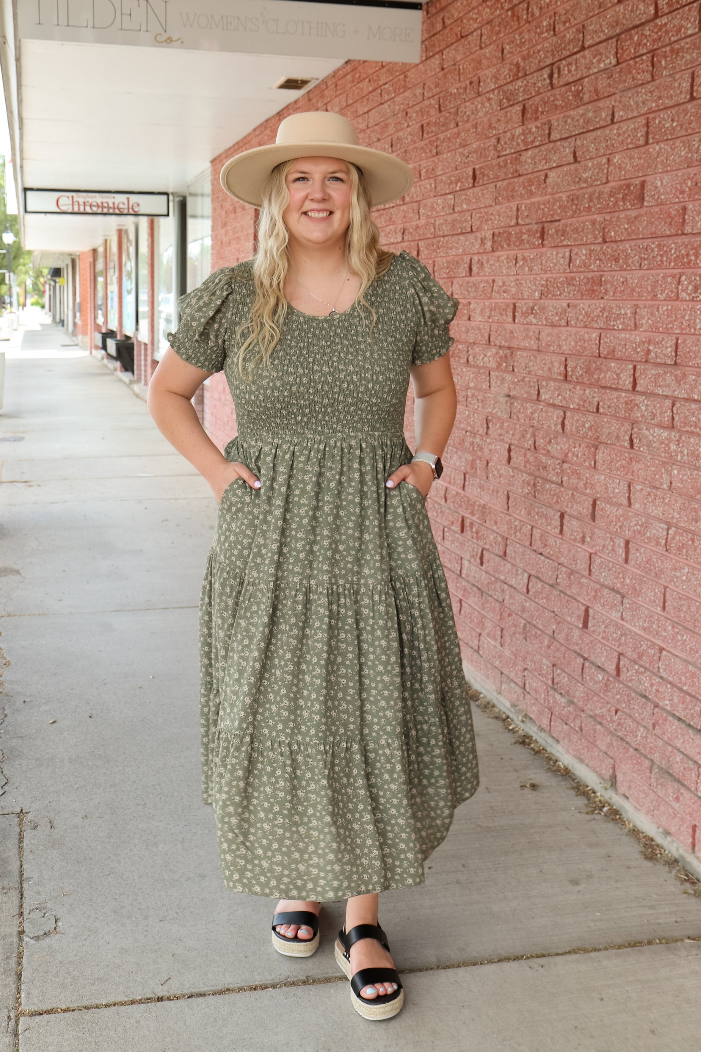 McCall Dress in Fern Path Dress Mikarose- Tilden Co.