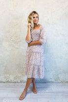 Greta Dress in Lavender Cloud    Dress Mikarose- Tilden Co.