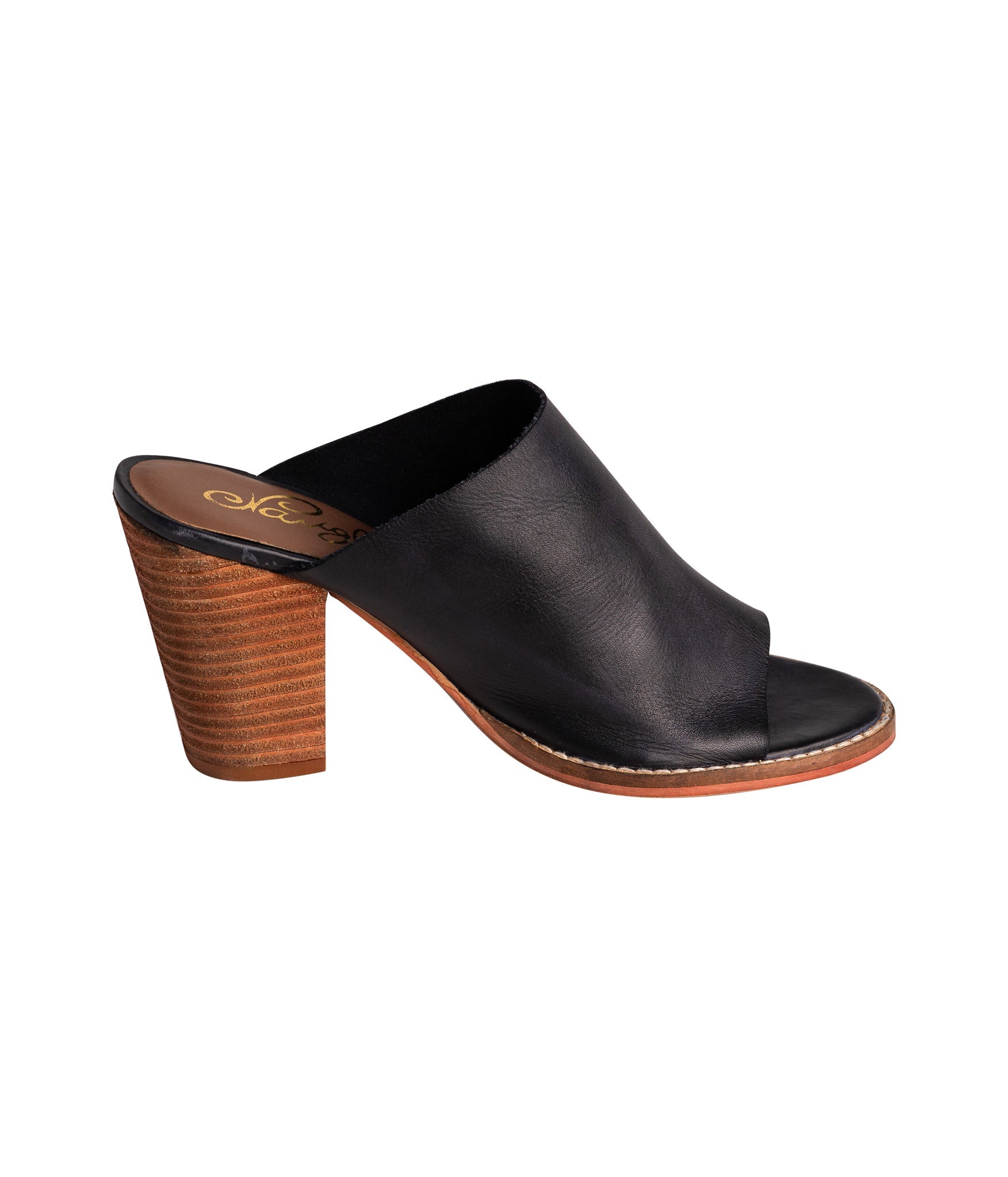 Hallie Heeled Sandal in Black 140 Wedges Naughty Monkey- Tilden Co.
