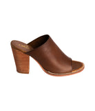 Hallie Heeled Sandal in Tan 140 Wedges Naughty Monkey- Tilden Co.