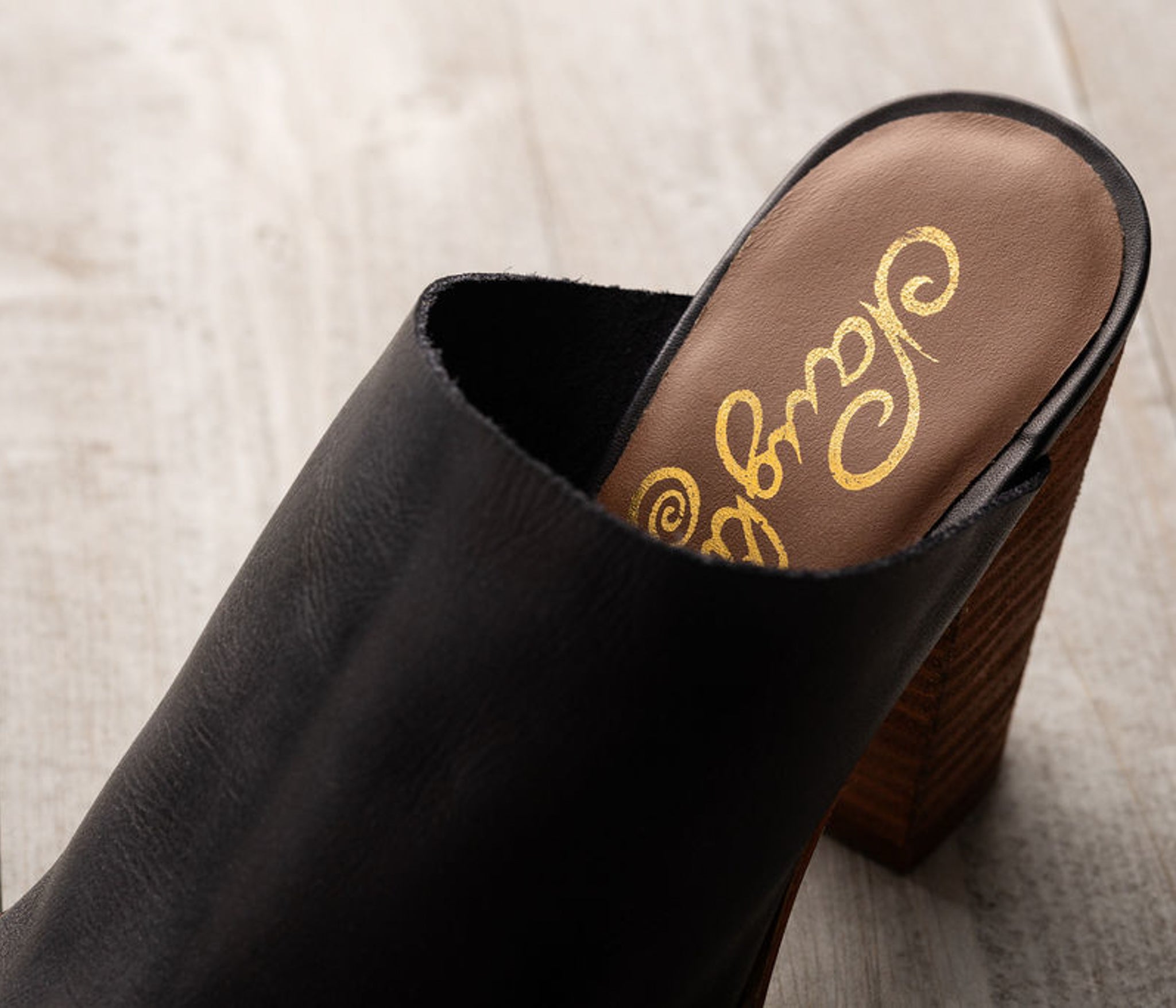 Hallie Heeled Sandal in Black 140 Wedges Naughty Monkey- Tilden Co.