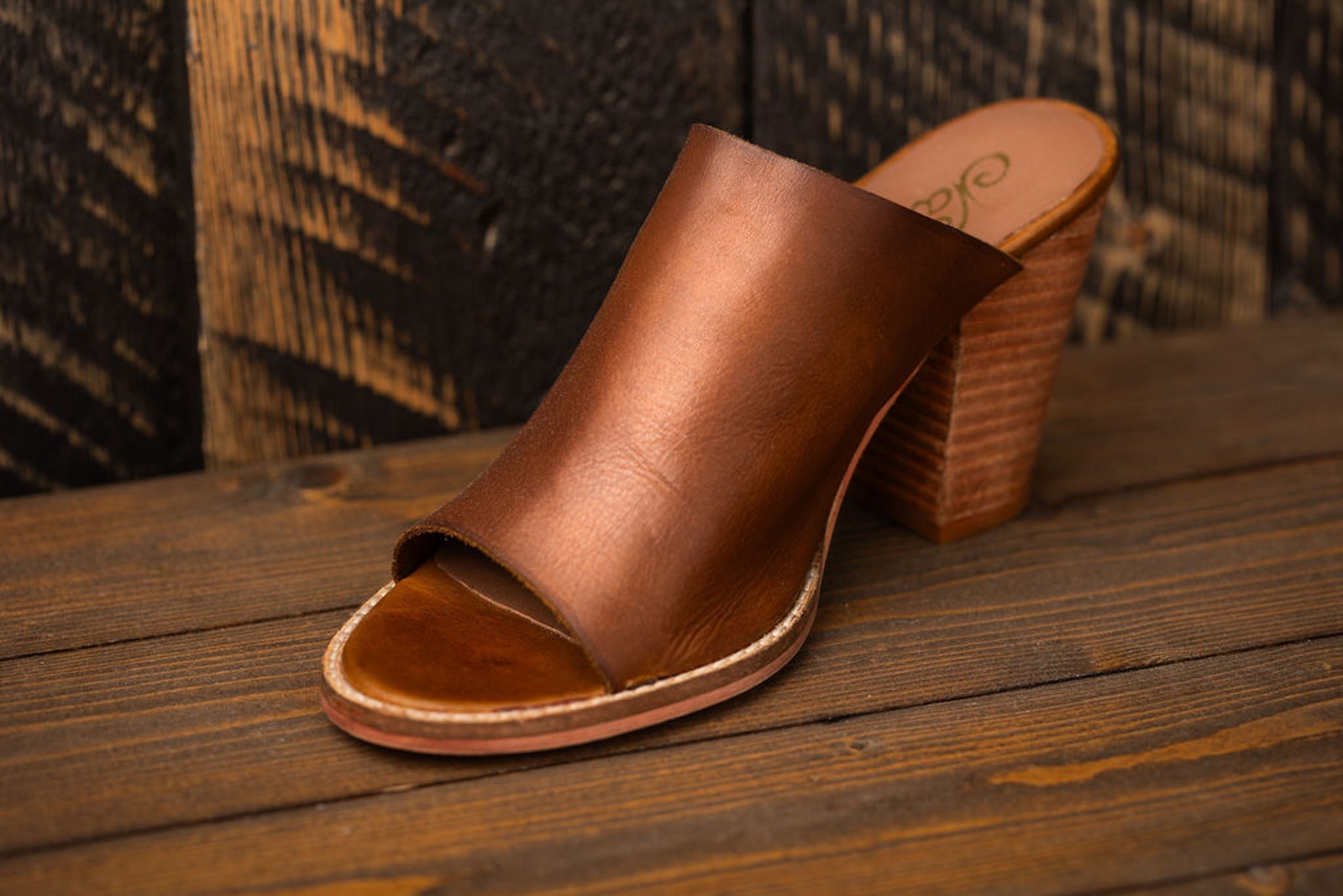 Hallie Heeled Sandal in Tan 140 Wedges Naughty Monkey- Tilden Co.