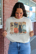 Halloween Panel Graphic Tee Graphic T-Shirt Par.tees by Party On!- Tilden Co.