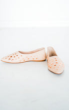 Harriette Leather Flats in Blush 135 Flats Naughty Monkey- Tilden Co.