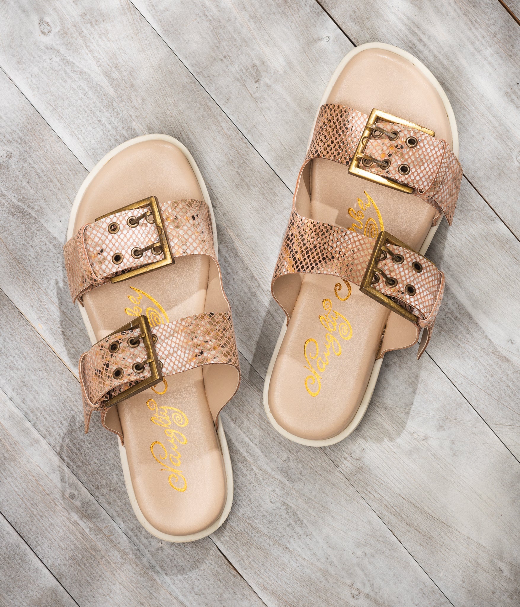 Hey Pony Sandals in Blush 130 Sandals Naughty Monkey- Tilden Co.