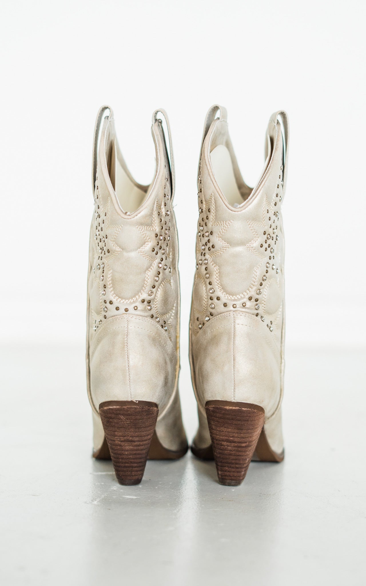 Houston Western Boots in Champagne 100 Western Boots Naughty Monkey- Tilden Co.