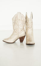 Houston Western Boots in Champagne 100 Western Boots Naughty Monkey- Tilden Co.