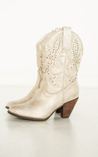 Houston Western Boots in Champagne 100 Western Boots Naughty Monkey- Tilden Co.