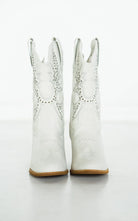 Houston Western Boots in White 110 Fashion Boots Naughty Monkey- Tilden Co.