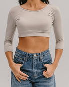 Classic 3/4 Sleeve Halftee HALFTEE Layering Fashions- Tilden Co.