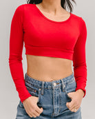 Classic Long Sleeve Halftee Layering Top HALFTEE Layering Fashions- Tilden Co.