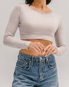 Classic Long Sleeve Halftee Layering Top HALFTEE Layering Fashions- Tilden Co.