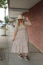 The Indigo Dress in Cherry Poppy Dress Mikarose- Tilden Co.