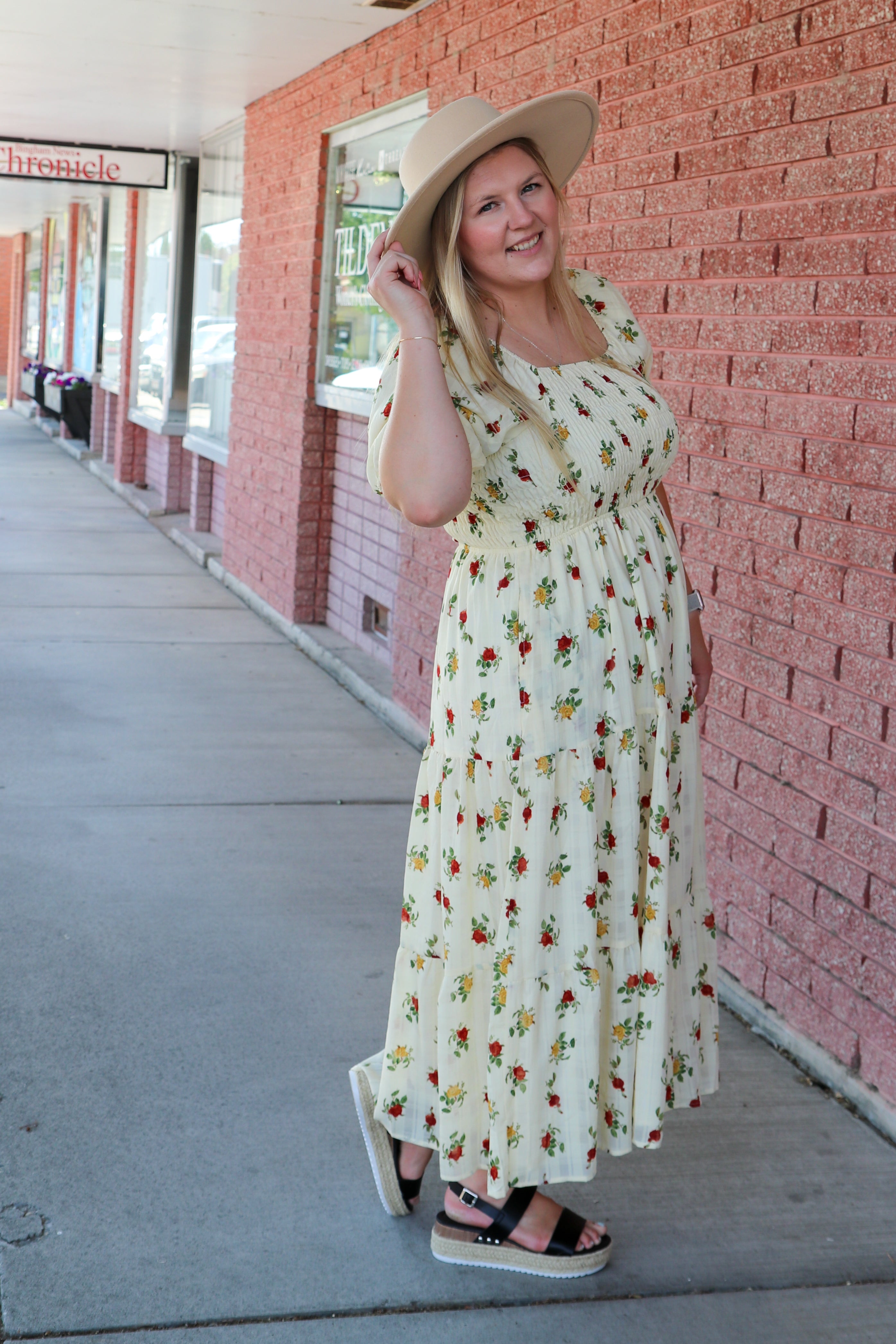 The Indy Dress in Wildflower Shirts & Tops Mikarose- Tilden Co.
