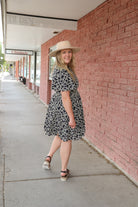 The Jemma Dress in Midnight Lotus Dress Mikarose- Tilden Co.