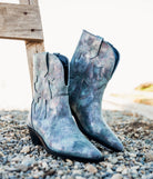 Jersey Metallic Boot in Blue Shoes Ave Shops- Tilden Co.