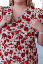 The Jessa Dress in Cider Rose Shirts & Tops Mikarose- Tilden Co.