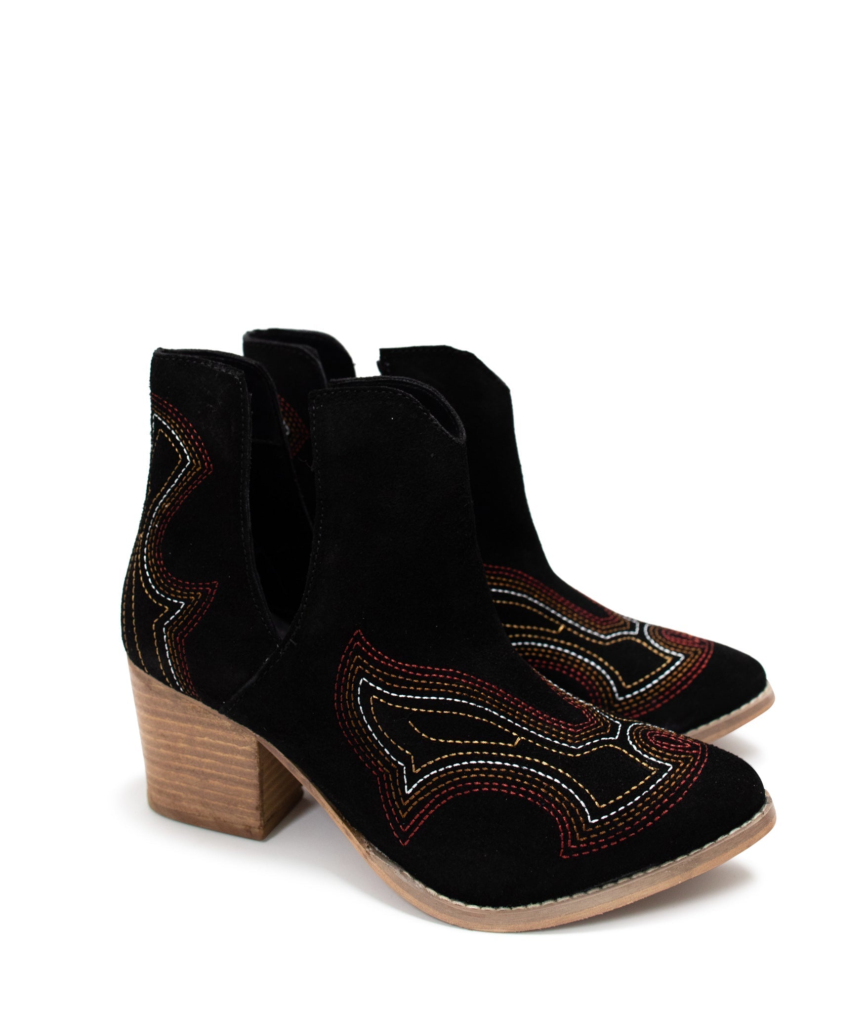 Journee Ankle Boots in Black    Shoes Ave Shops- Tilden Co.