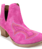 Journee Ankle Boots in Magenta    Shoes Ave Shops- Tilden Co.