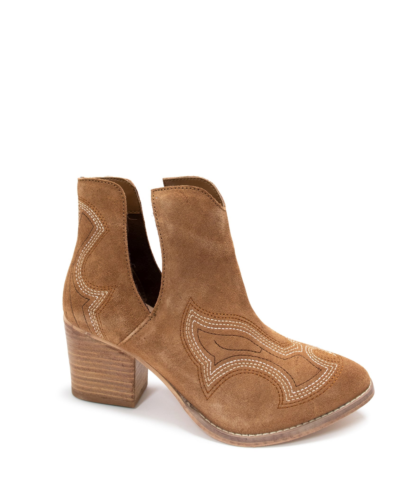 Journee Ankle Boots in Tan 110 Fashion Boots Naughty Monkey- Tilden Co.