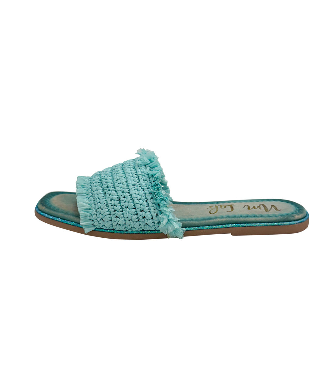 Juana Woven Sandals in Aqua Blue 130 Sandals Naughty Monkey- Tilden Co.