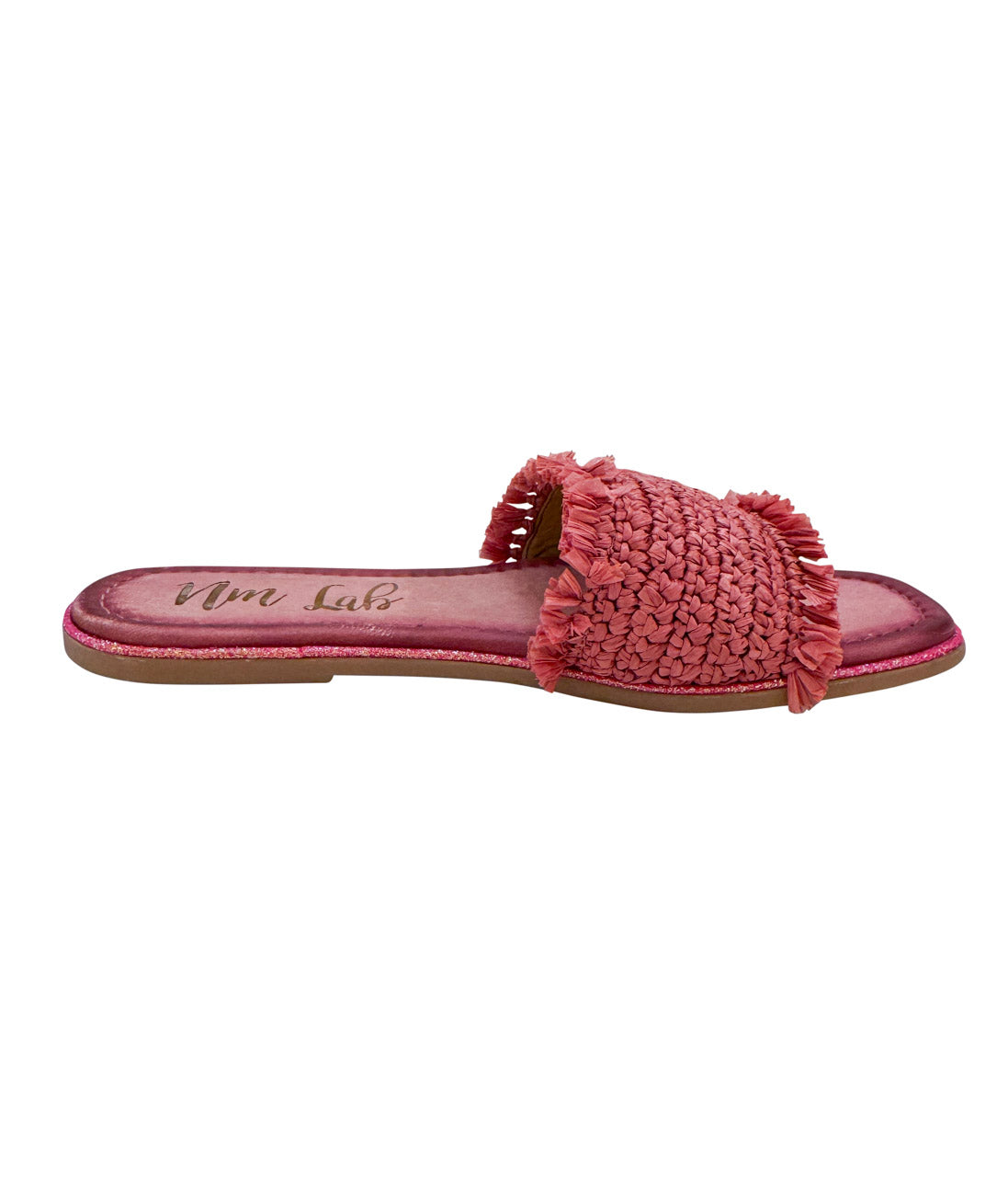 Juana Woven Sandals in Pink Sandal Naughty Monkey- Tilden Co.