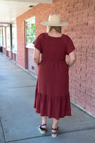 The Kendall Dress in Tandoori Spice Shirts & Tops Mikarose- Tilden Co.