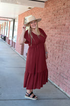The Kendall Dress in Tandoori Spice Shirts & Tops Mikarose- Tilden Co.