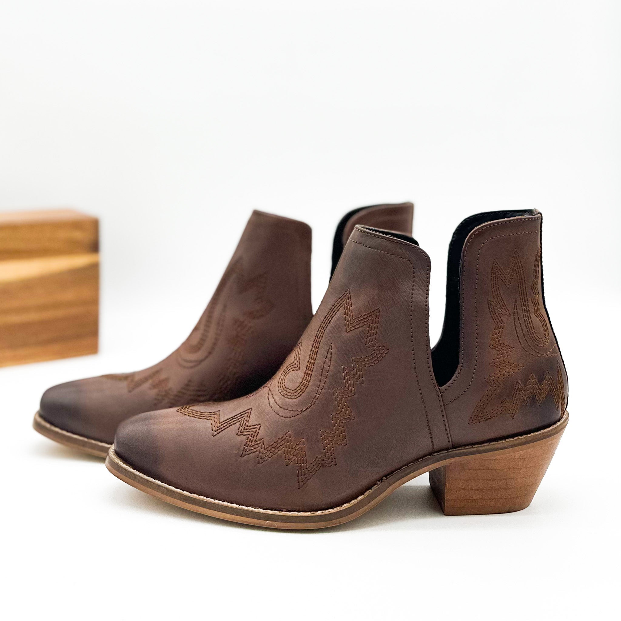 Kickin' Booties in Brown Boot Naughty Monkey- Tilden Co.