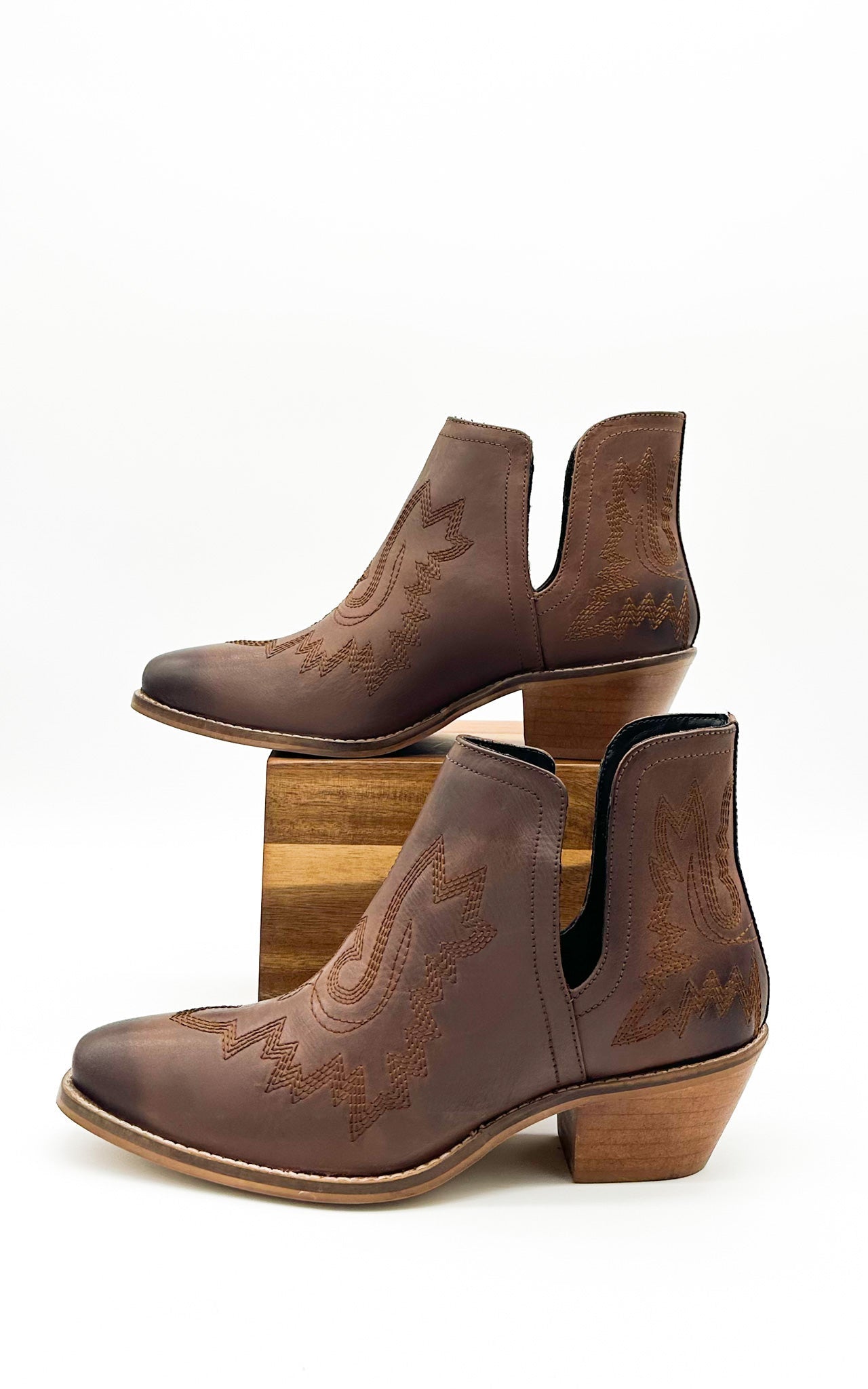 Kickin' Booties in Brown Boot Naughty Monkey- Tilden Co.