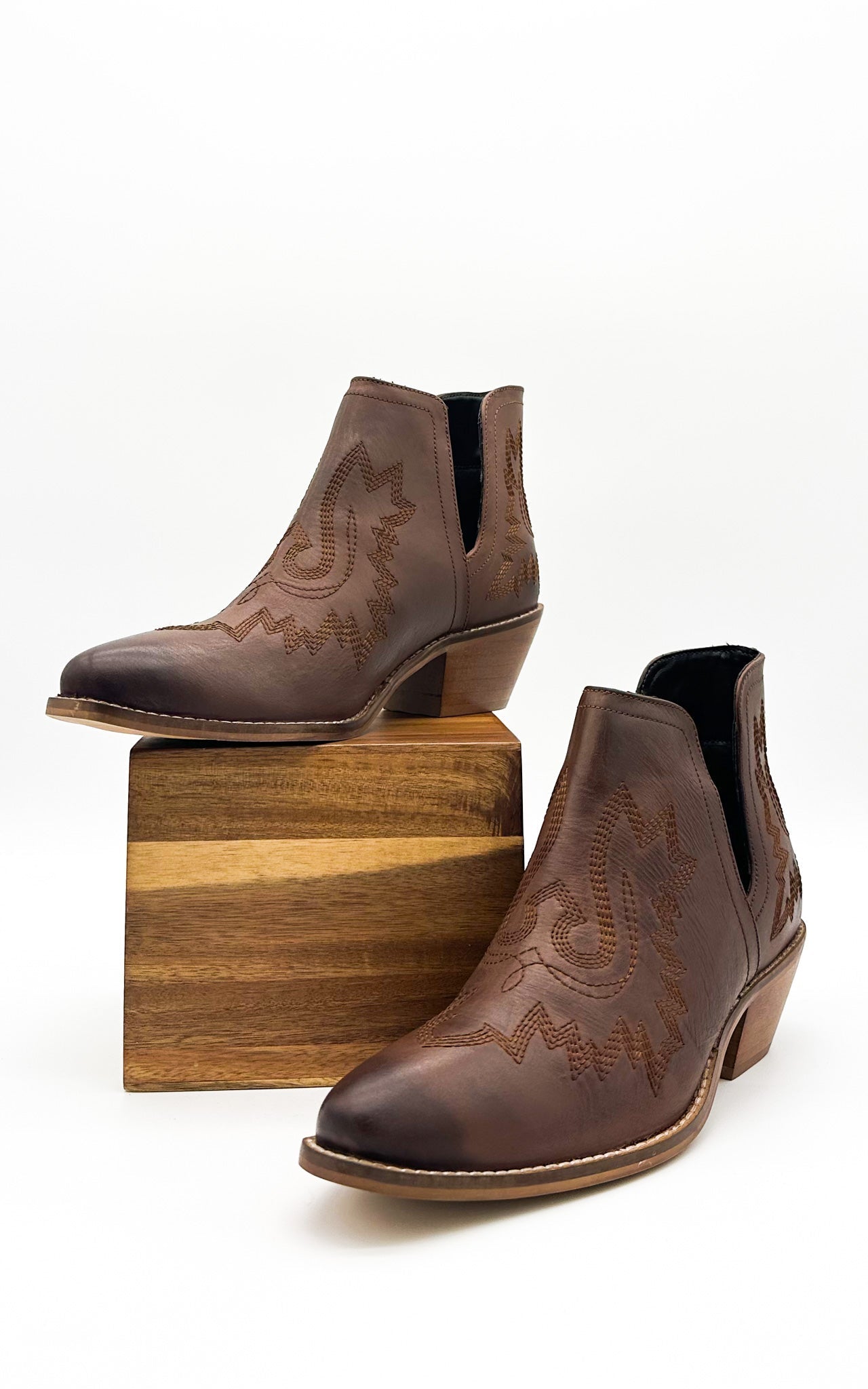 Kickin' Booties in Brown Boot Naughty Monkey- Tilden Co.